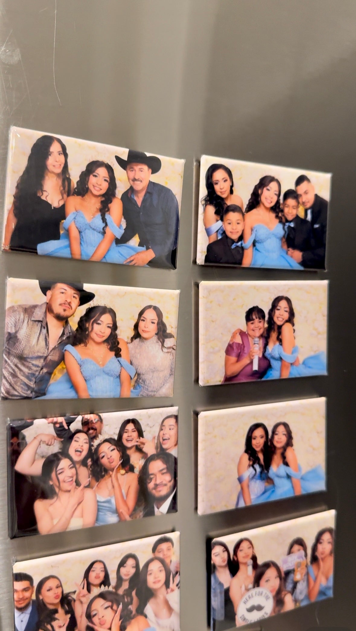 6 Fridge Photo Magnet